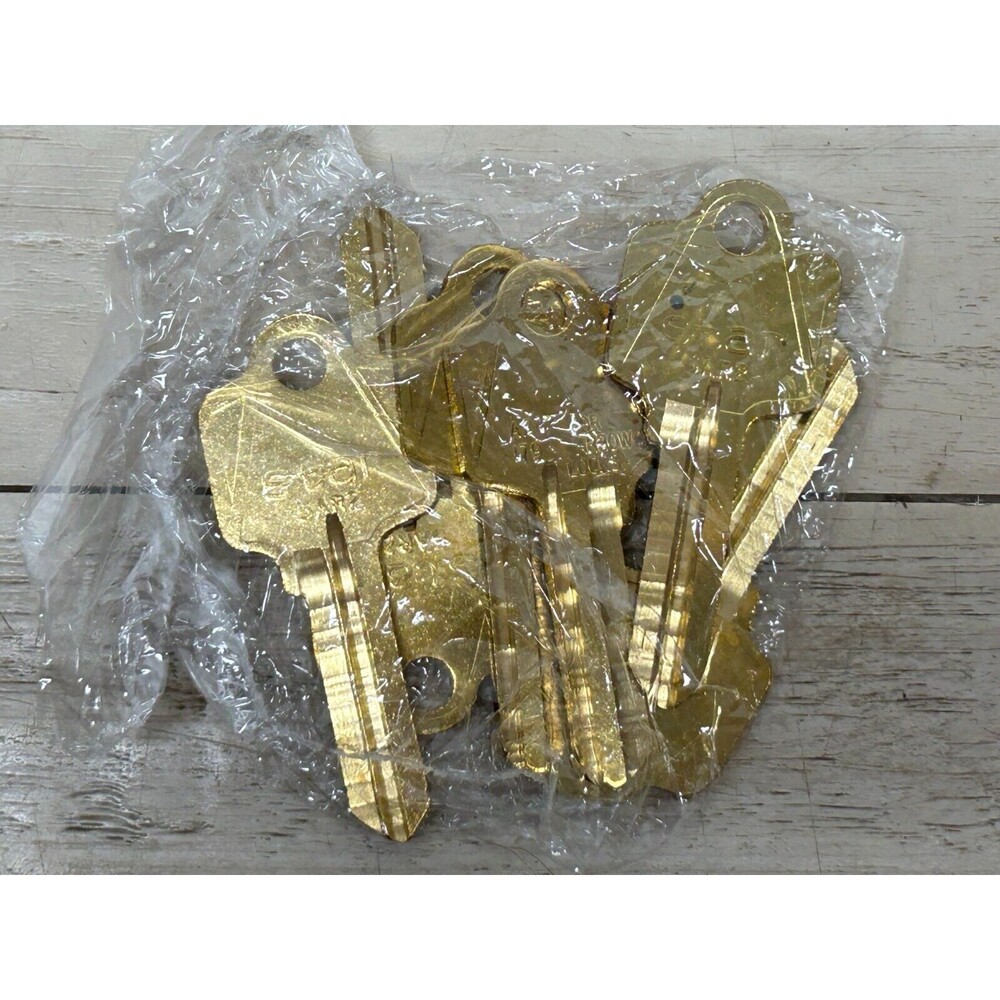 STAR Locksmith Supplies Brass Key Blanks 5AR2 Set Of 6 Made In USA Arrow Locks